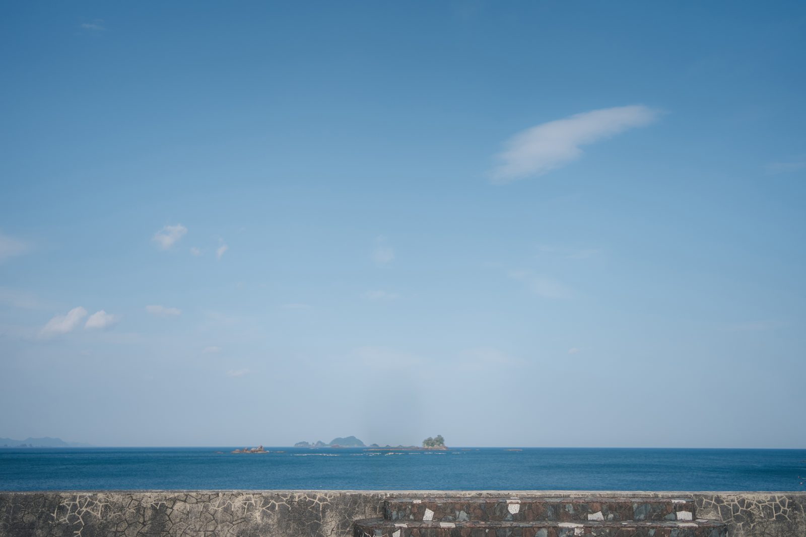 大白公園の写真「堤防から眺める海」