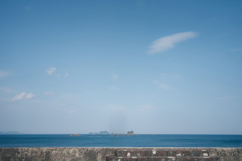 大白公園の写真「堤防から眺める海」