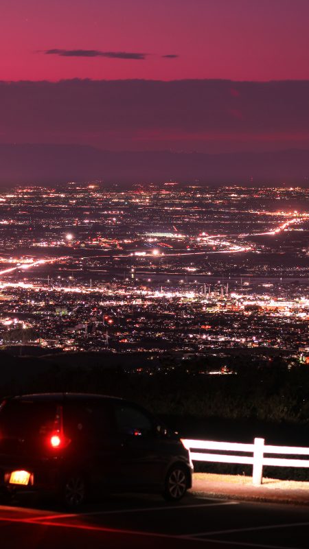 伊勢志摩スカイラインの写真「朝熊山頂展望台からの夜景」