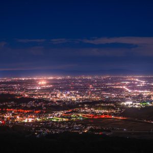 一宇田展望台からの夜景