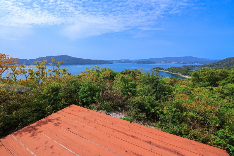 答志島の写真「天望山レイフィールドの展望デッキ１階からの眺め」