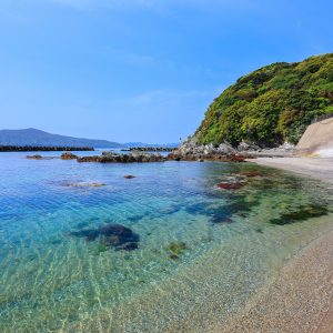 和具サンシャインビーチ近くの海岸