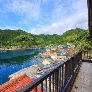 二木島町の写真「海宿 二木島の２階ベランダからの眺め」