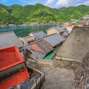 二木島町の写真「町中の階段」