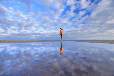 マリーナ河芸の写真「青空のウユニ塩湖風」