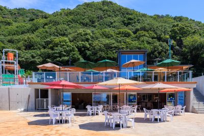 城ノ浜プール＆ビーチの写真「センターハウス全体」