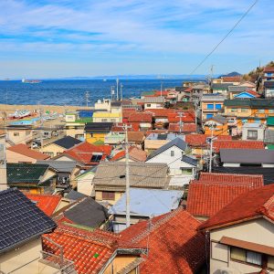 神島のレトロな町並み