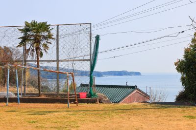 坂手島の写真「旧坂手小学校から眺める海」
