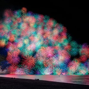 熊野大花火大会の写真「彩色千輪菊（2022年版）」