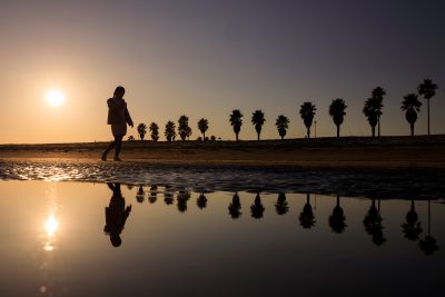 マリーナ河芸の写真「ウユニ塩湖みたいな夕焼けリフレクション」
