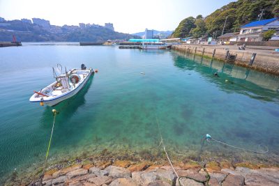 フリー写真素材「坂手漁港」