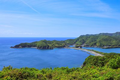 南海展望台の写真「展望台から眺める相賀浦ニワ浜」