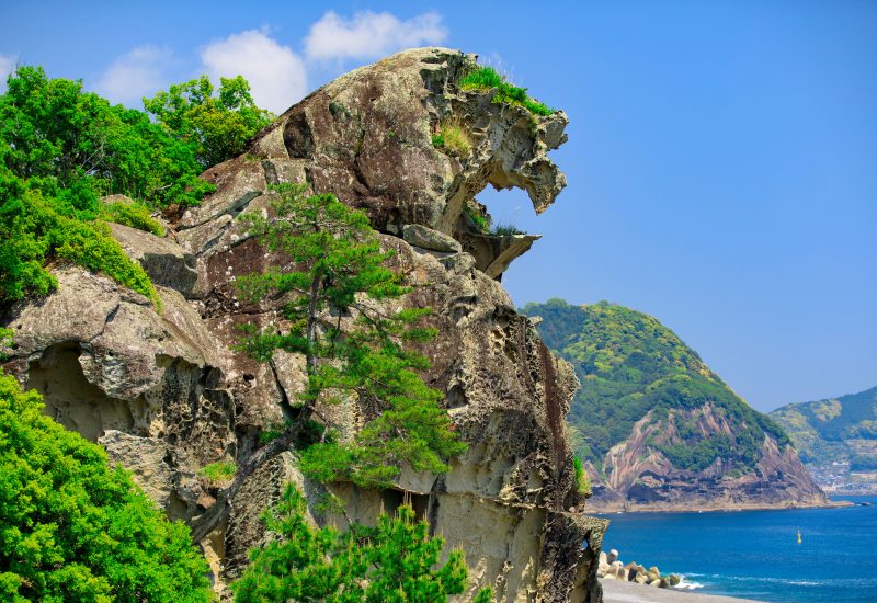 獅子岩の写真「獅子岩と鬼ヶ城」