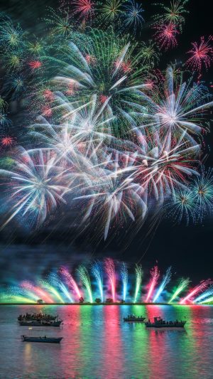 無料スマホ壁紙「彩色千輪」