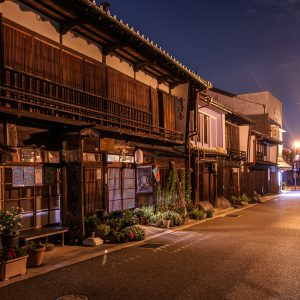 関宿の夜景