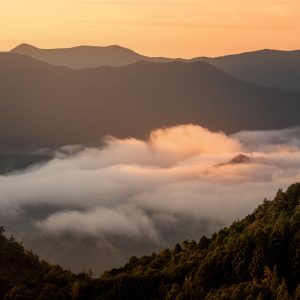 感謝の丘の写真「大台町を包む雲海」