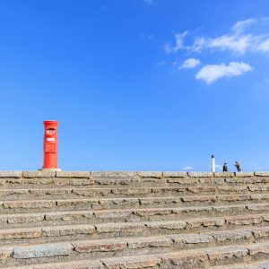 まさに天空のポスト