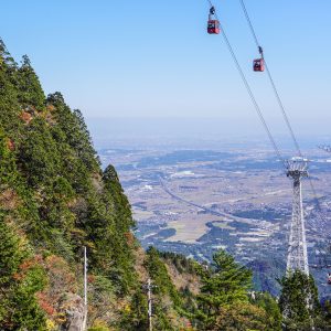 空に登るゴンドラ