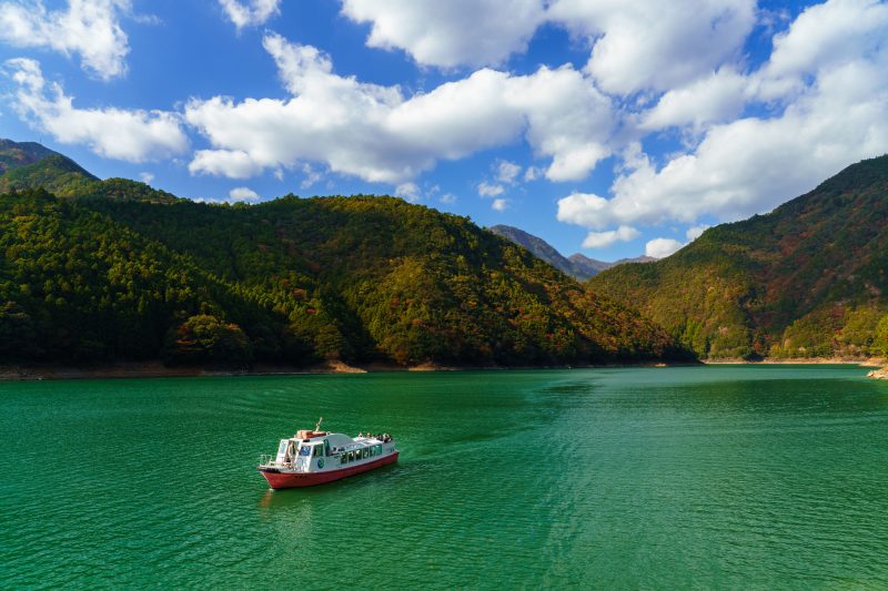 宮川ダム湖観光船の写真「NICE BOAT！」