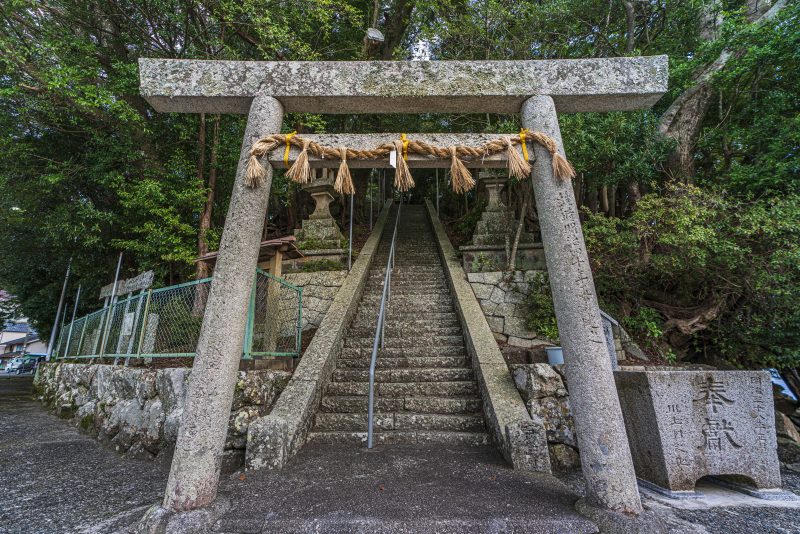 九鬼町の写真「九木神社の参道入口」