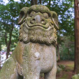 九木神社の狛犬