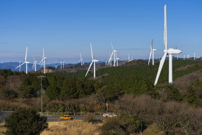 青山高原の写真「秋の三角点」
