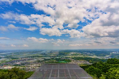 多度山の写真「I can fly！」