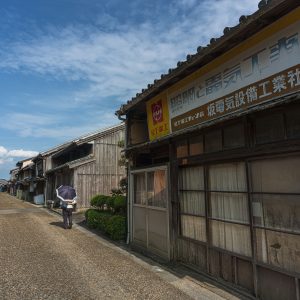 東海道関宿の写真「古き良き木造家屋」