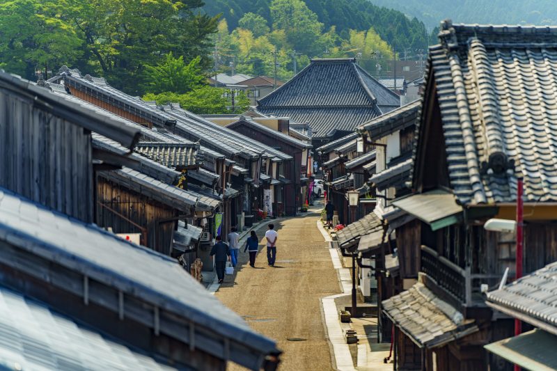 東海道関宿の写真「初夏の関宿を歩く」
