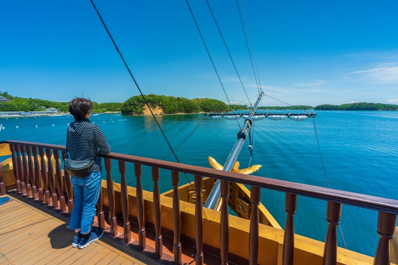 賢島エスパーニャクルーズの写真「船の先頭からの眺め」