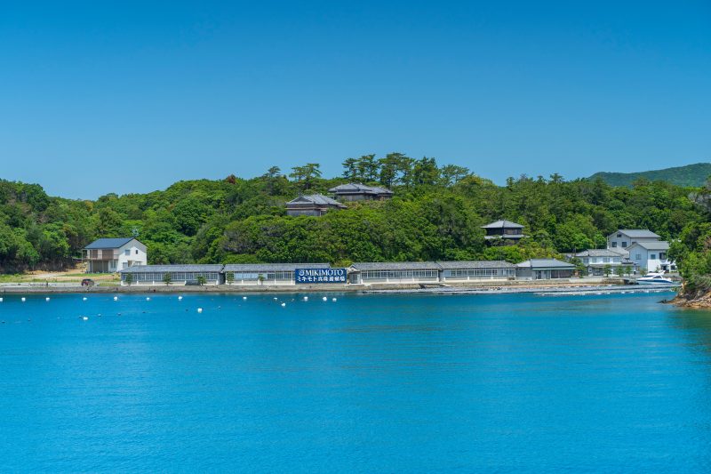 賢島エスパーニャクルーズの写真「船から眺めるミキモト真珠養殖場」