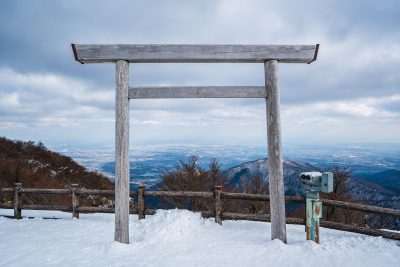 御在所ロープウエイの写真「御在所岳の雪セカイ」