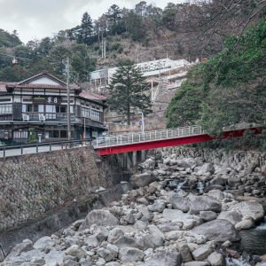 湯の山温泉の川