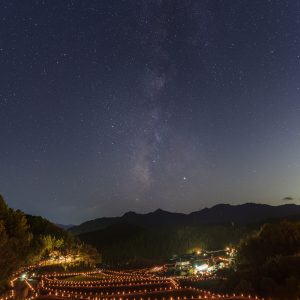 だんだん田と天の川