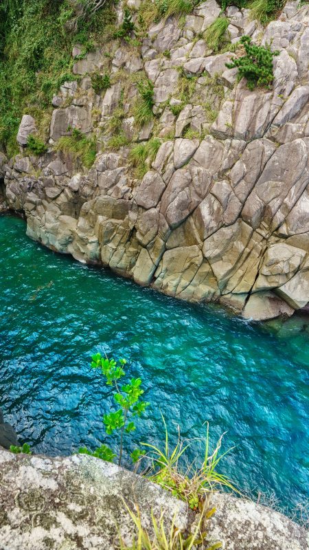オハイの青い海