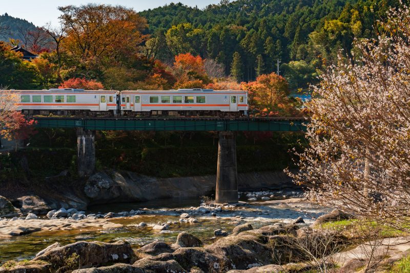 名松線の写真「家城ラインの秋を走る」
