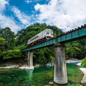名松線の写真「伊勢鎌倉の鉄橋」