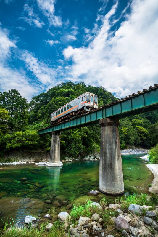 名松線の写真「伊勢鎌倉の鉄橋」