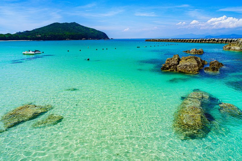 御座白浜海水浴場の写真「もはや沖縄」