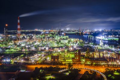 四日市コンビナートの写真「うみてらす１４からの眺め」