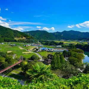 展望台から眺める里山景色