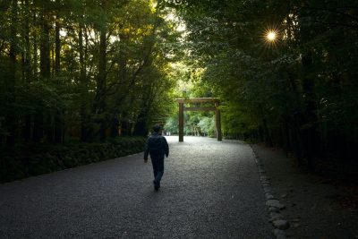 伊勢神宮の写真「内宮の早朝」
