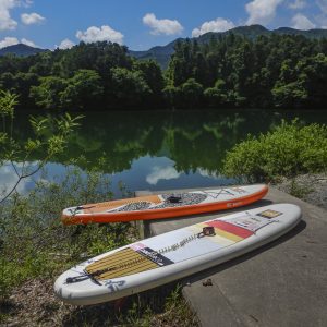 宮川とSUPボード