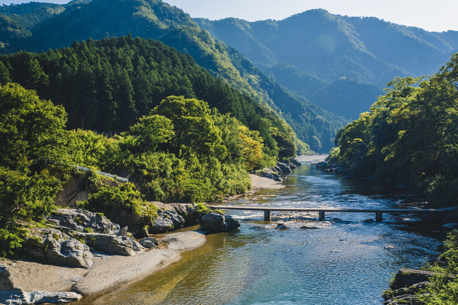 香肌峡の写真「沈下橋」