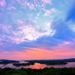 ともやま公園（桐垣展望台）の写真「展望台からの英虞湾マジックアワー」