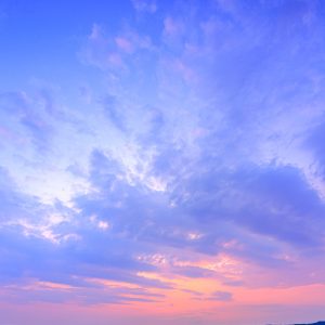 ともやま公園（桐垣展望台）の写真「夕焼けマジックアワー」