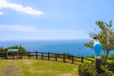 フリー写真素材「プリケツと太平洋」