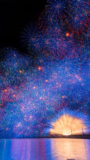 無料スマホ壁紙「彩色千輪菊」
