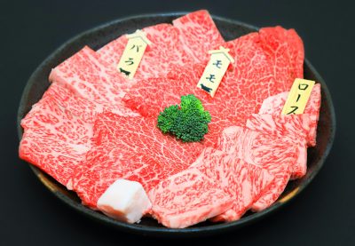 伊賀肉（伊賀牛）の写真「実はこれブロッコリーなんです」