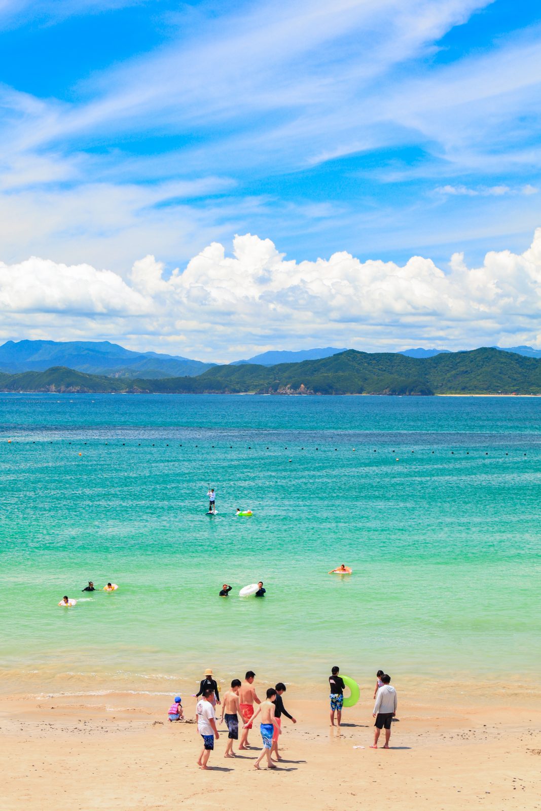 御座白浜海水浴場の写真「夏休み」